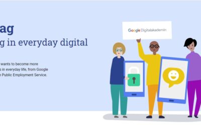 Digitalajag.se : Renforcer les compétences numériques pour tous – Une collaboration entre Arbetsförmedlingen et Google Digitalakademin.